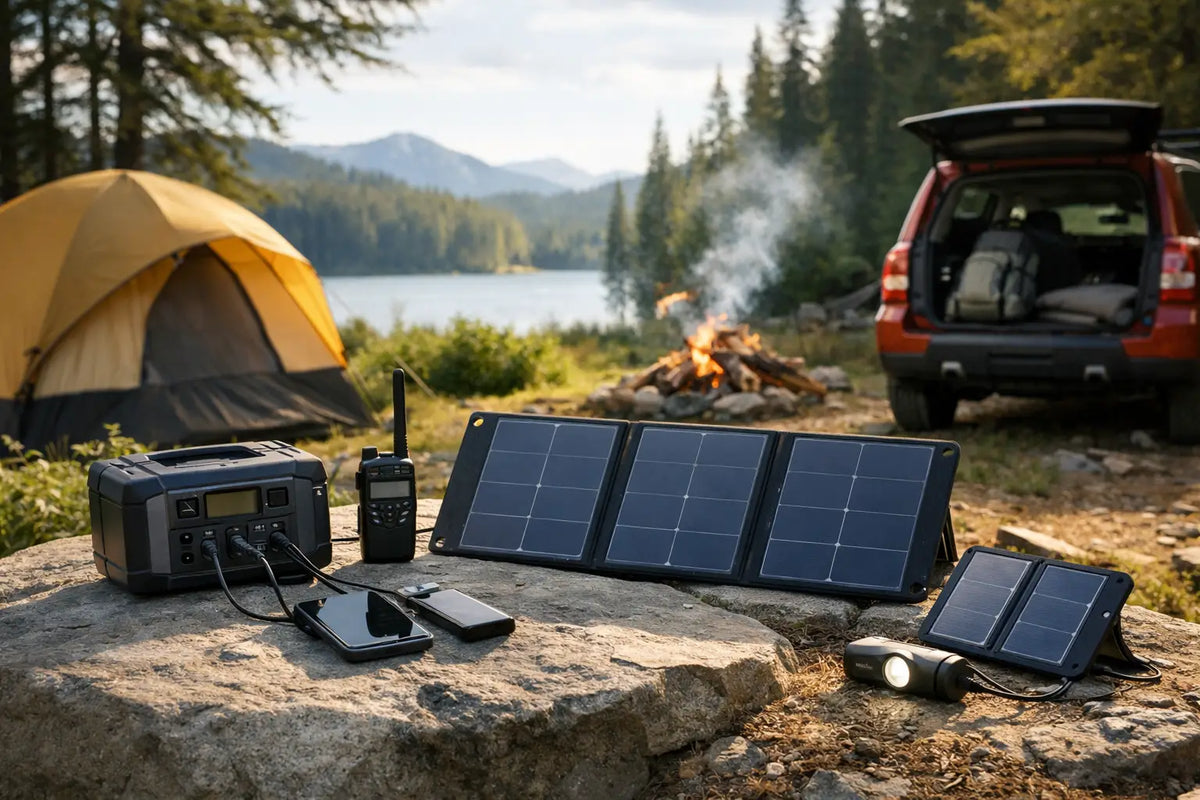 Solar Charging Options for Camp and Emergency Use