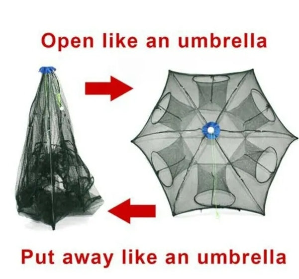 Collapsible 6-Sided Bait Trap Net - view 4