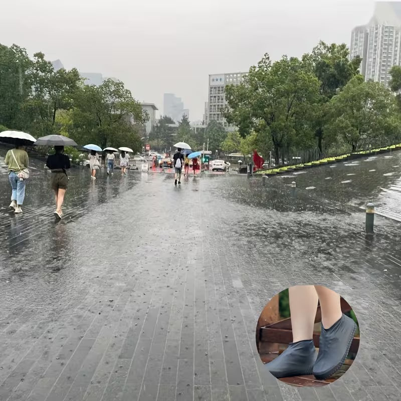 Waterproof reusable non-slip shoe covers - view 7