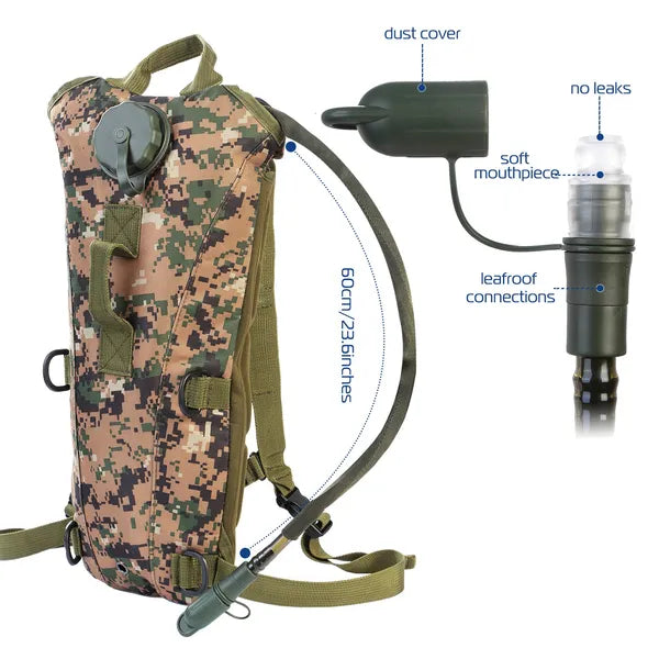 3L tactical hydration pack - view 10
