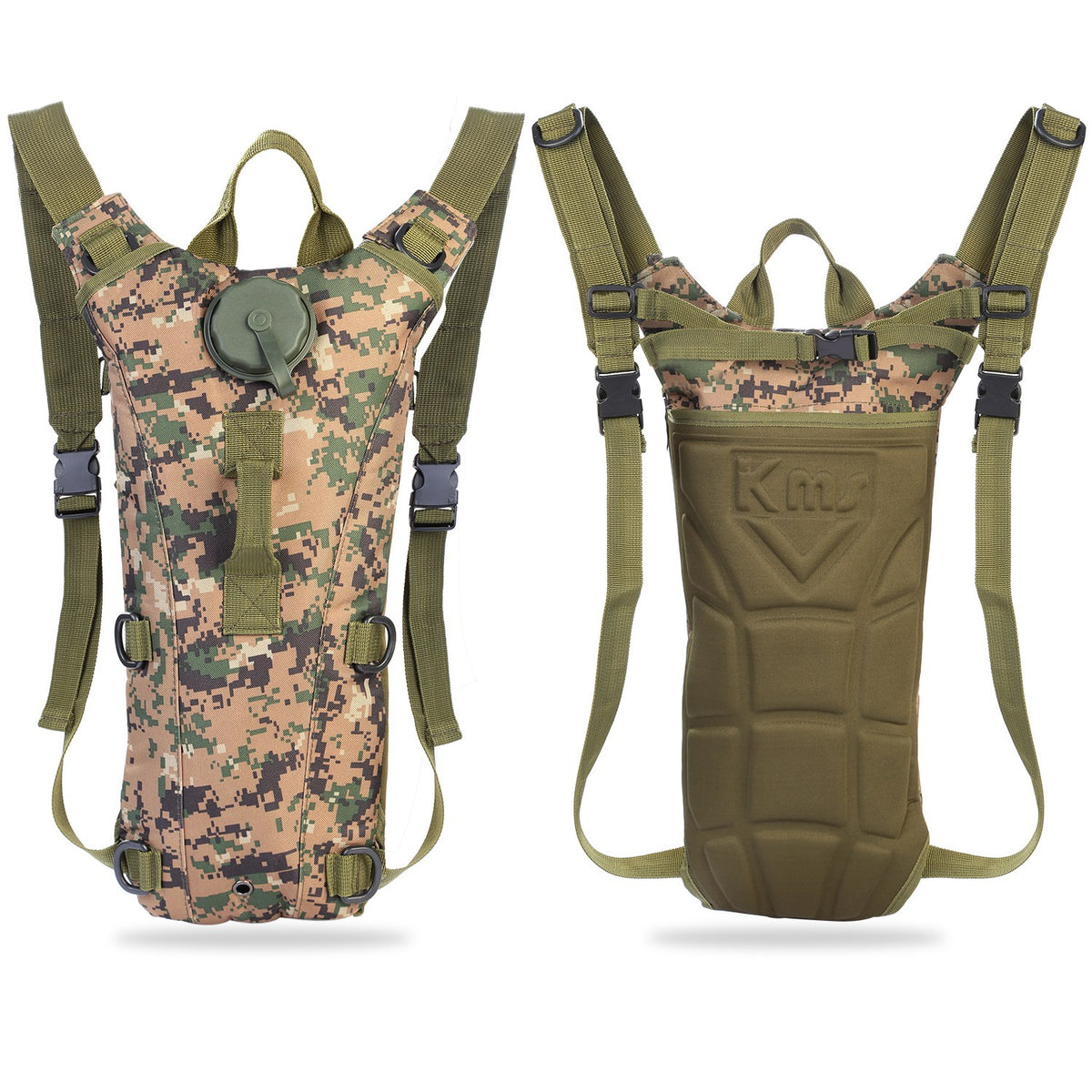 Tactical Hydration Pack with 3L Water Bladder - view 3