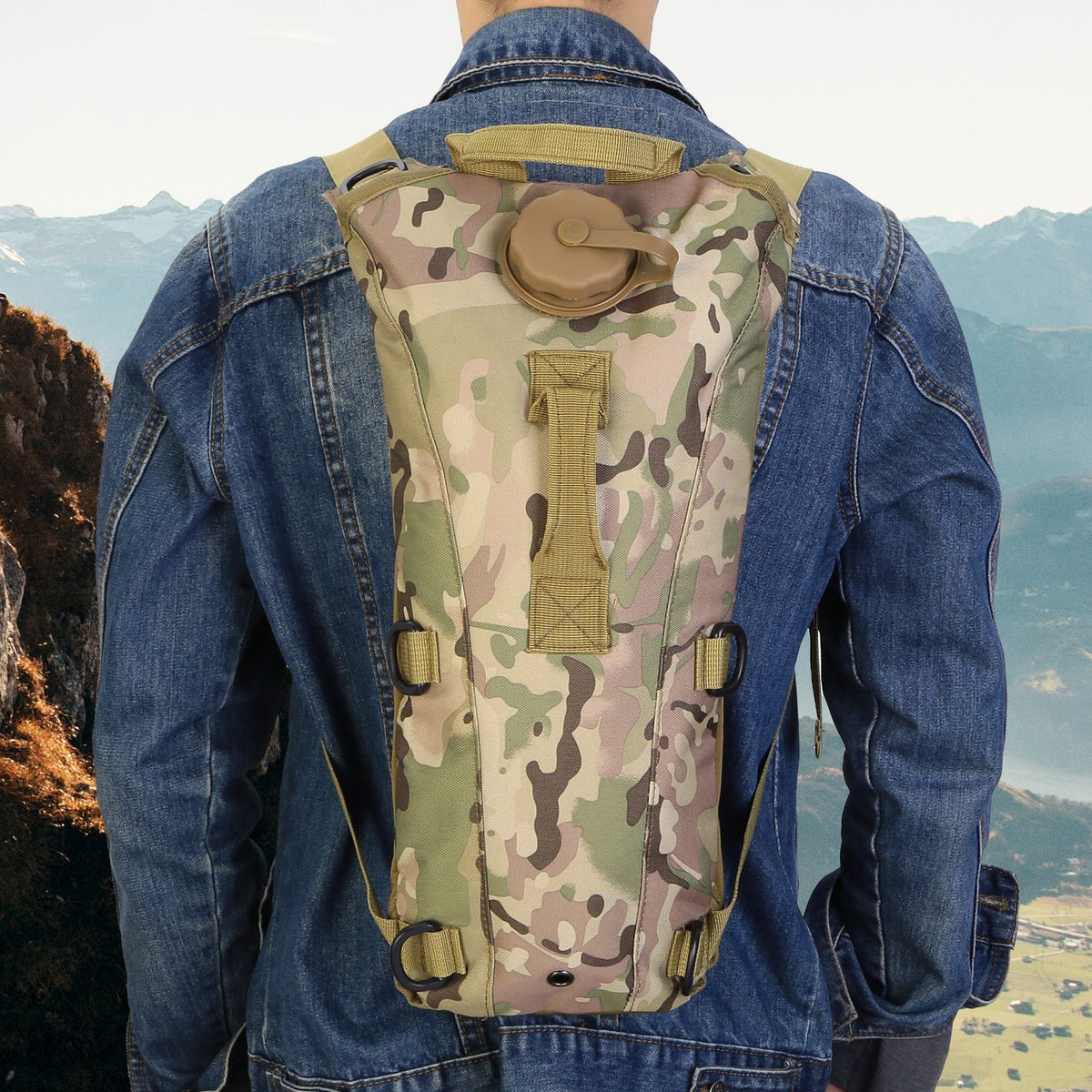 Tactical Hydration Pack with 3L Water Bladder - view 2