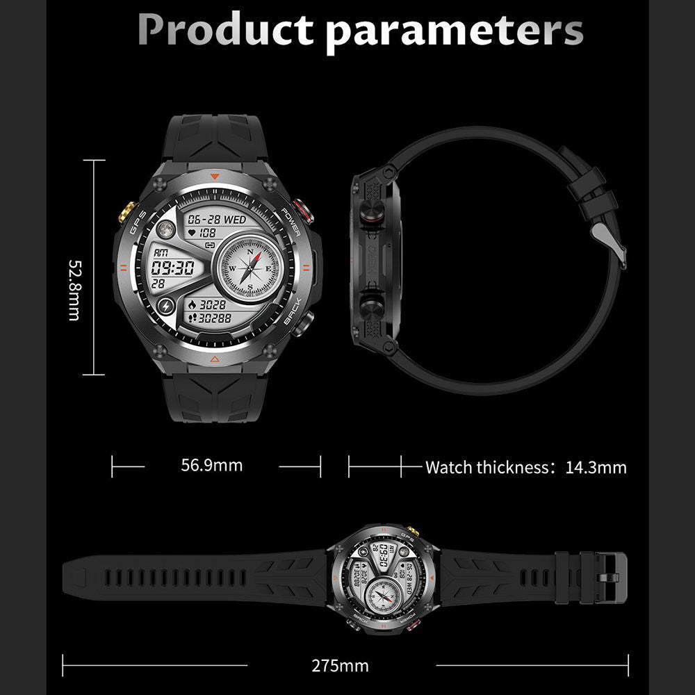 GPS Outdoor Smart Watch with Altimeter, Barometer & Compass - view 5