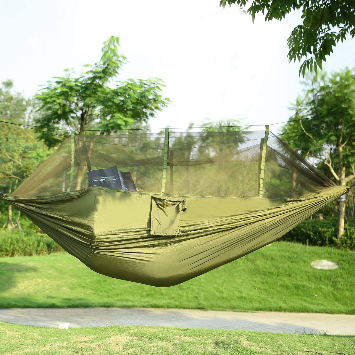 2-Person Camping Hammock with Mosquito Net - view 9