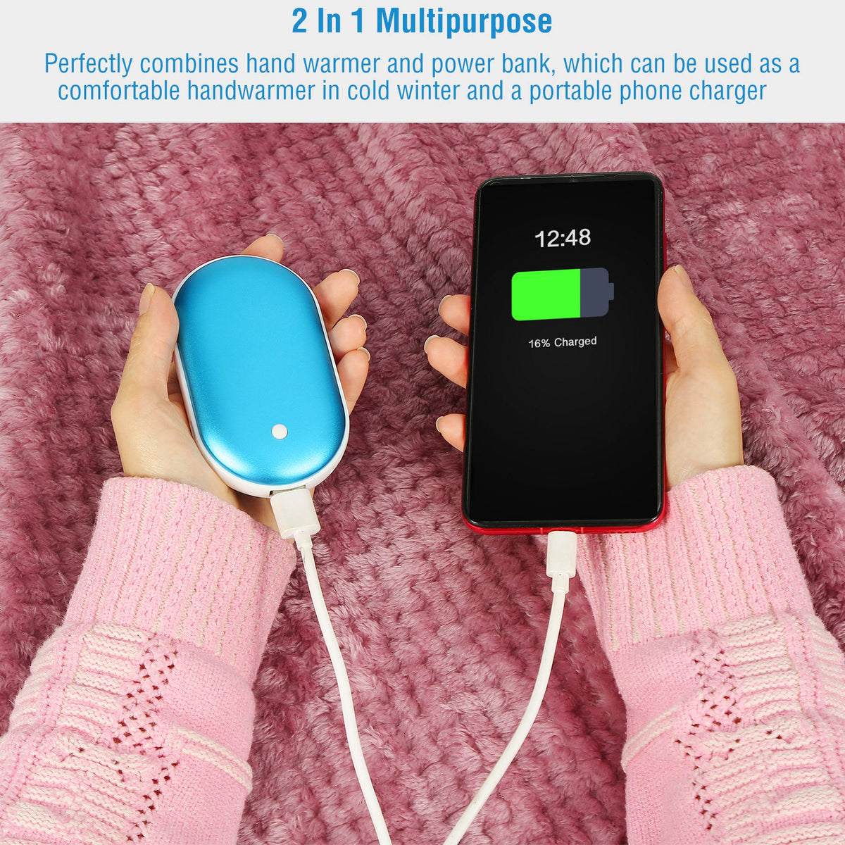 Rechargeable Hand Warmer & 5000mAh Power Bank - view 4