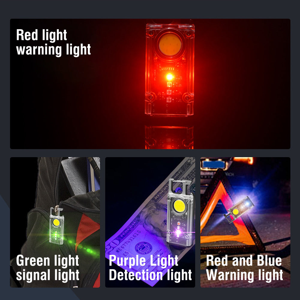 COB LED magnetic keychain flashlight - view 8