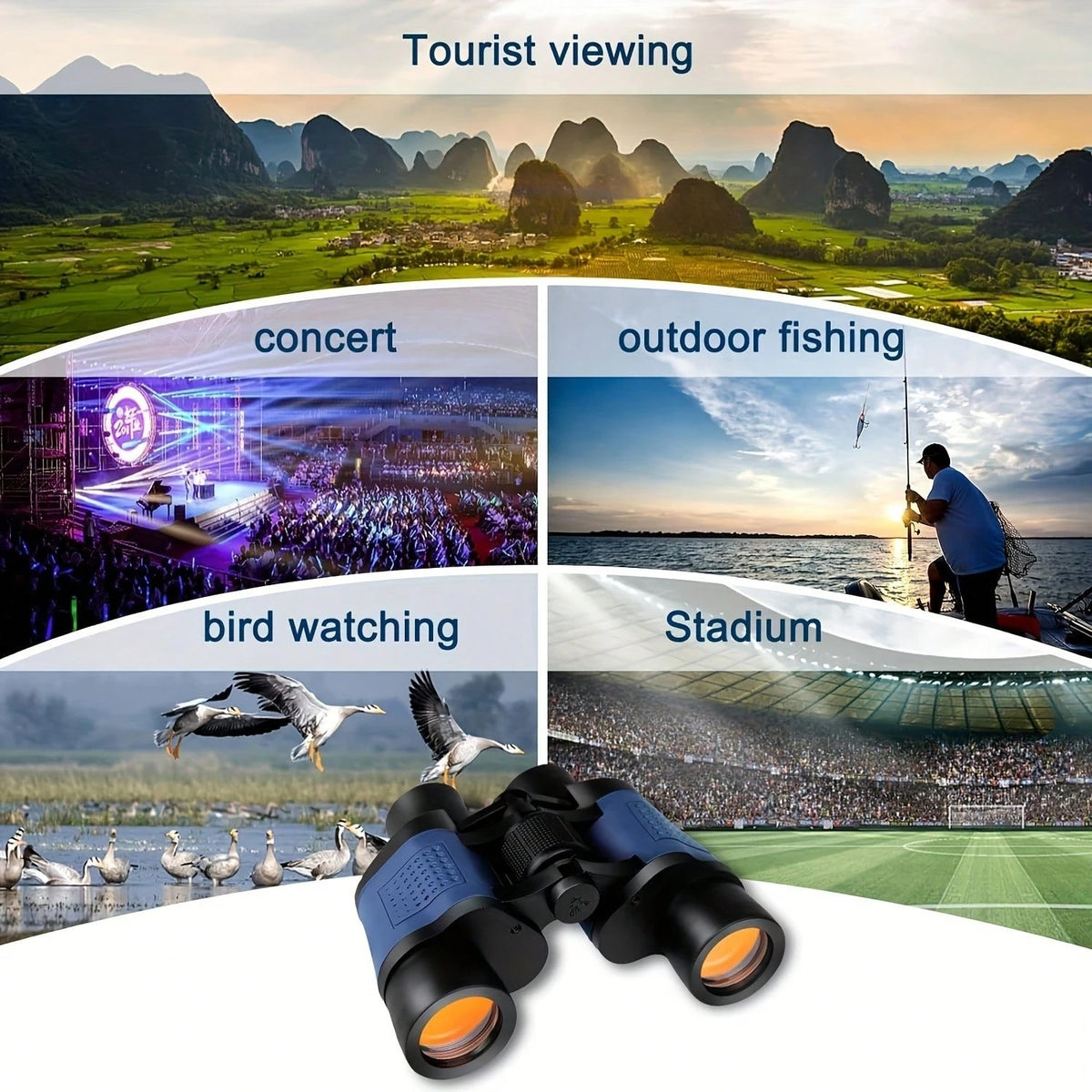 60x60 Compact Outdoor Binoculars - view 7