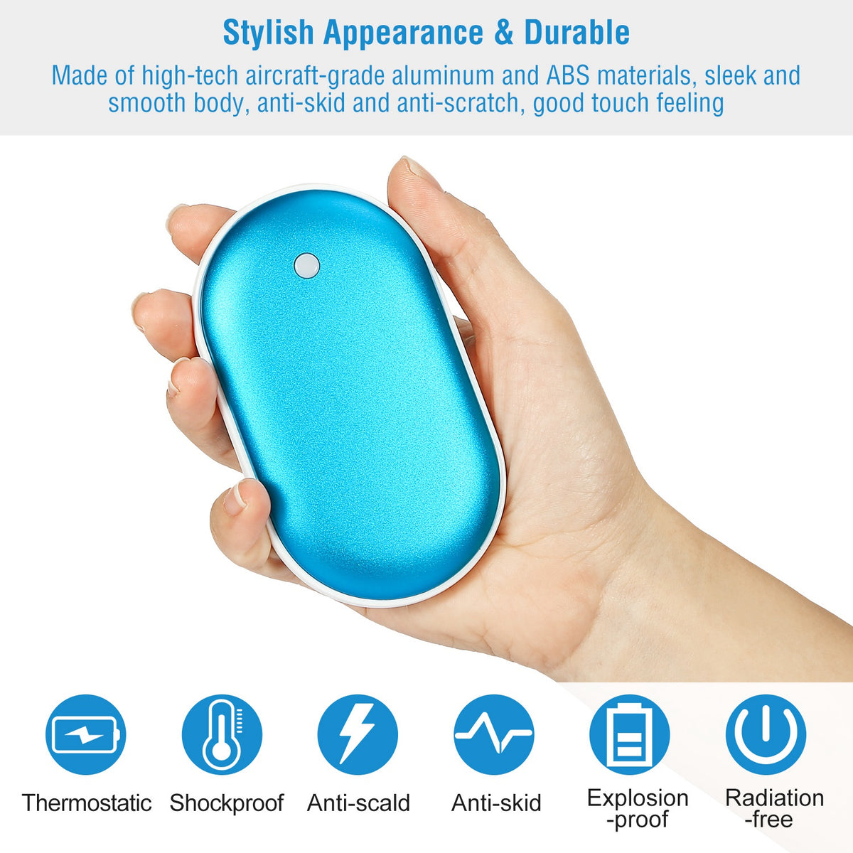 Rechargeable Hand Warmer & 5000mAh Power Bank - view 3