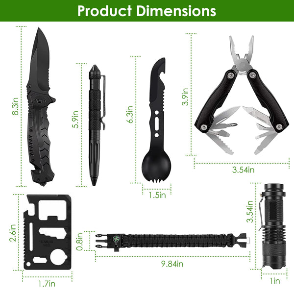 47-in-1 survival kit bag - view 5