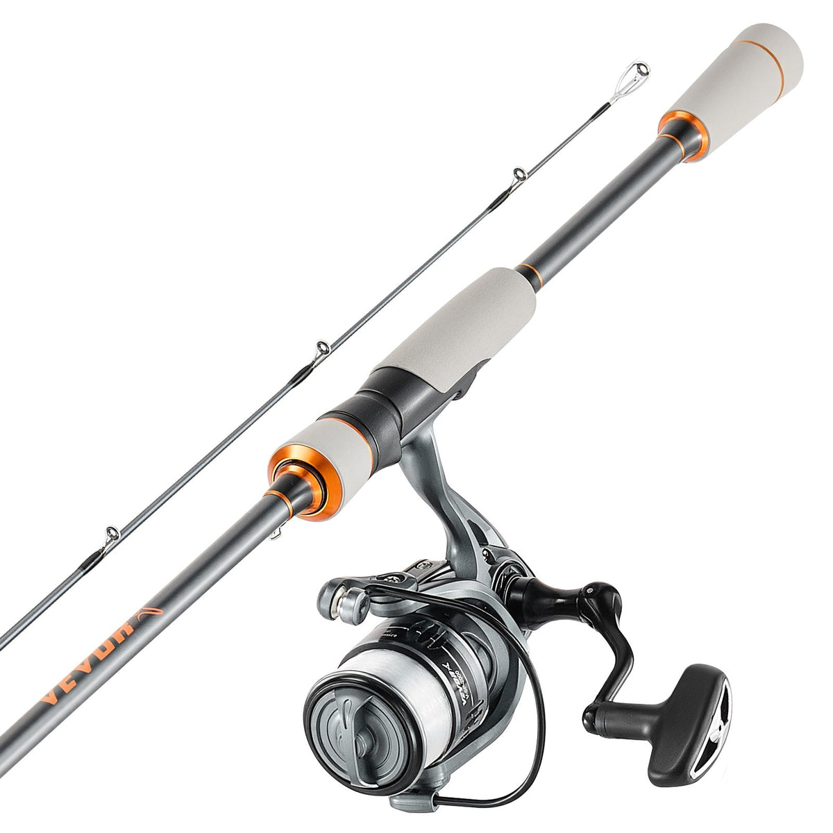 Spinning rod and reel fishing combo