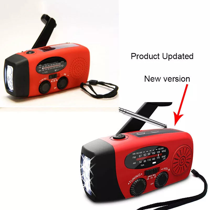 Emergency Hand-Crank Solar Weather Radio - view 8