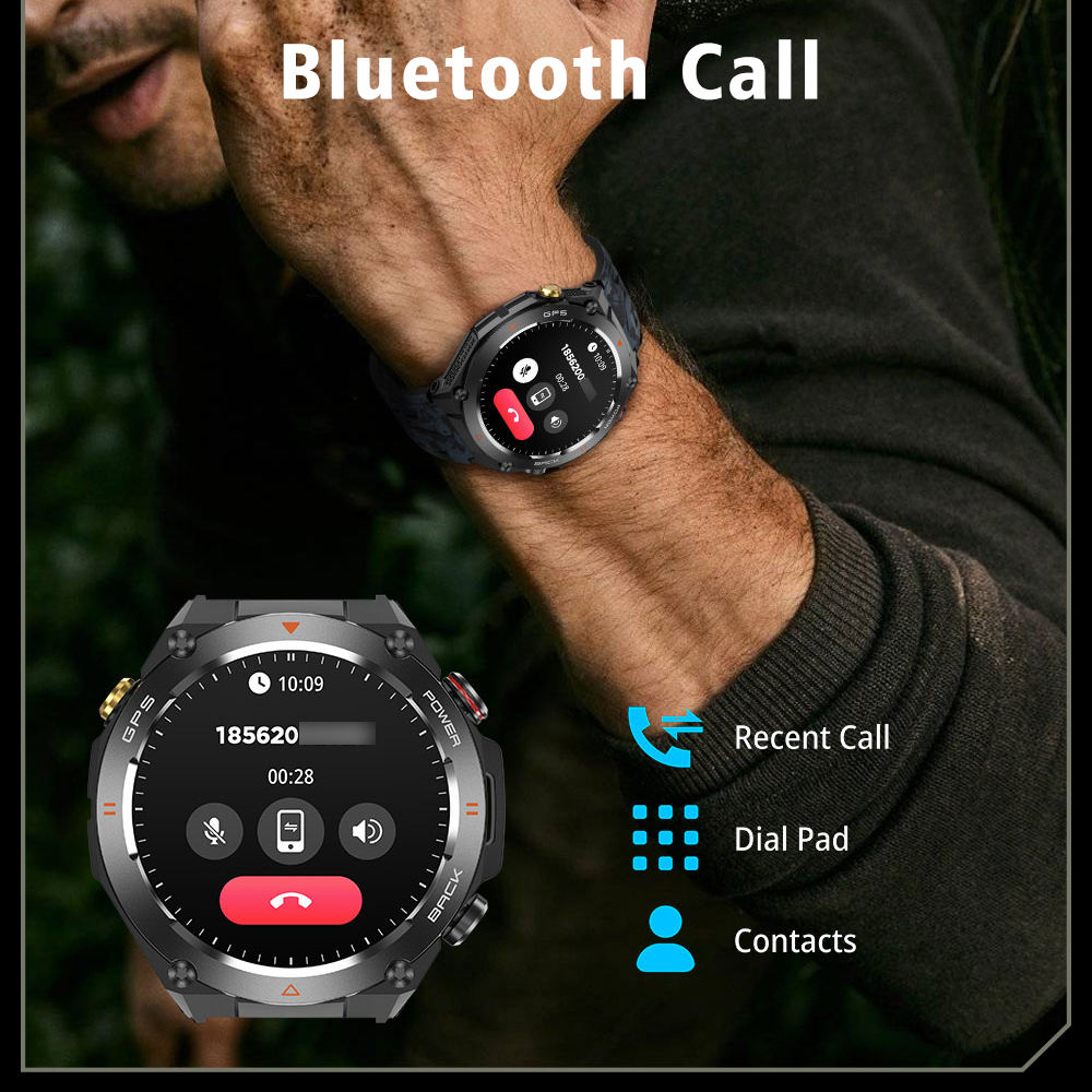 GPS Outdoor Smart Watch with Altimeter, Barometer & Compass - view 6