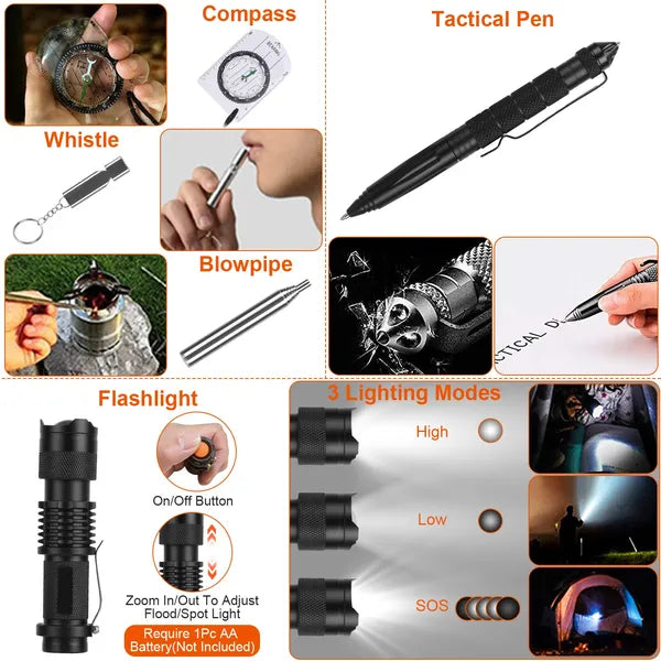 125-Piece Emergency Survival Kit - view 6