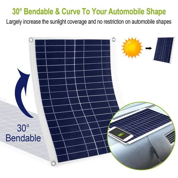 12V 25W Solar Panel Battery Charger - view 4