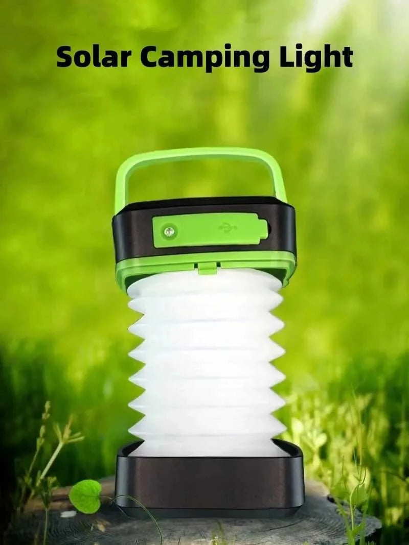 Foldable solar camping lantern with power bank - view 8