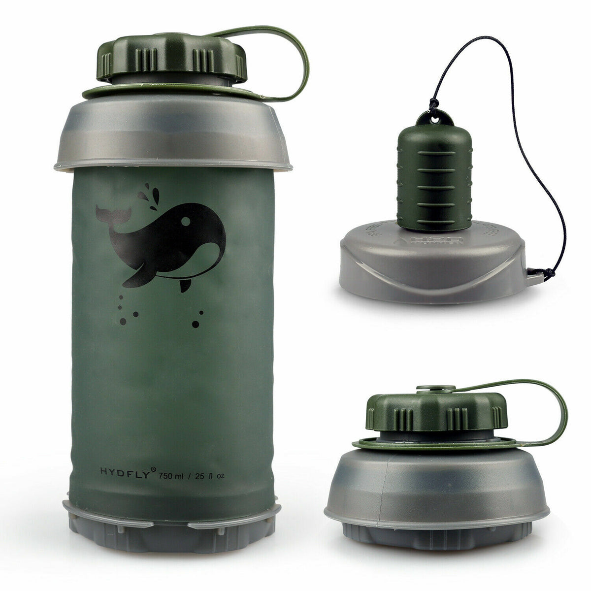 Collapsible Filter Water Bottle 26 oz
