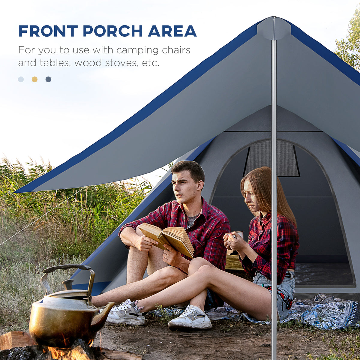 2-3 Person Teepee Camping Tent - view 4