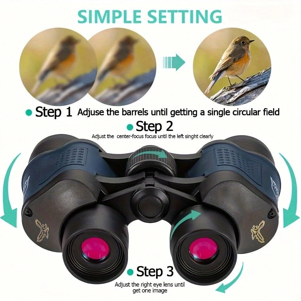 60x60 Compact Outdoor Binoculars - view 9