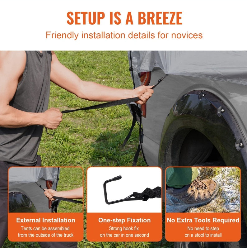 Pickup Truck Bed Tent 5.5-6 ft - view 4