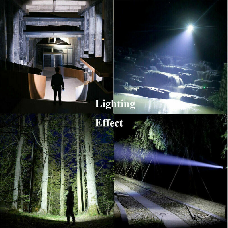 Rechargeable quad-core tactical LED flashlight - view 6