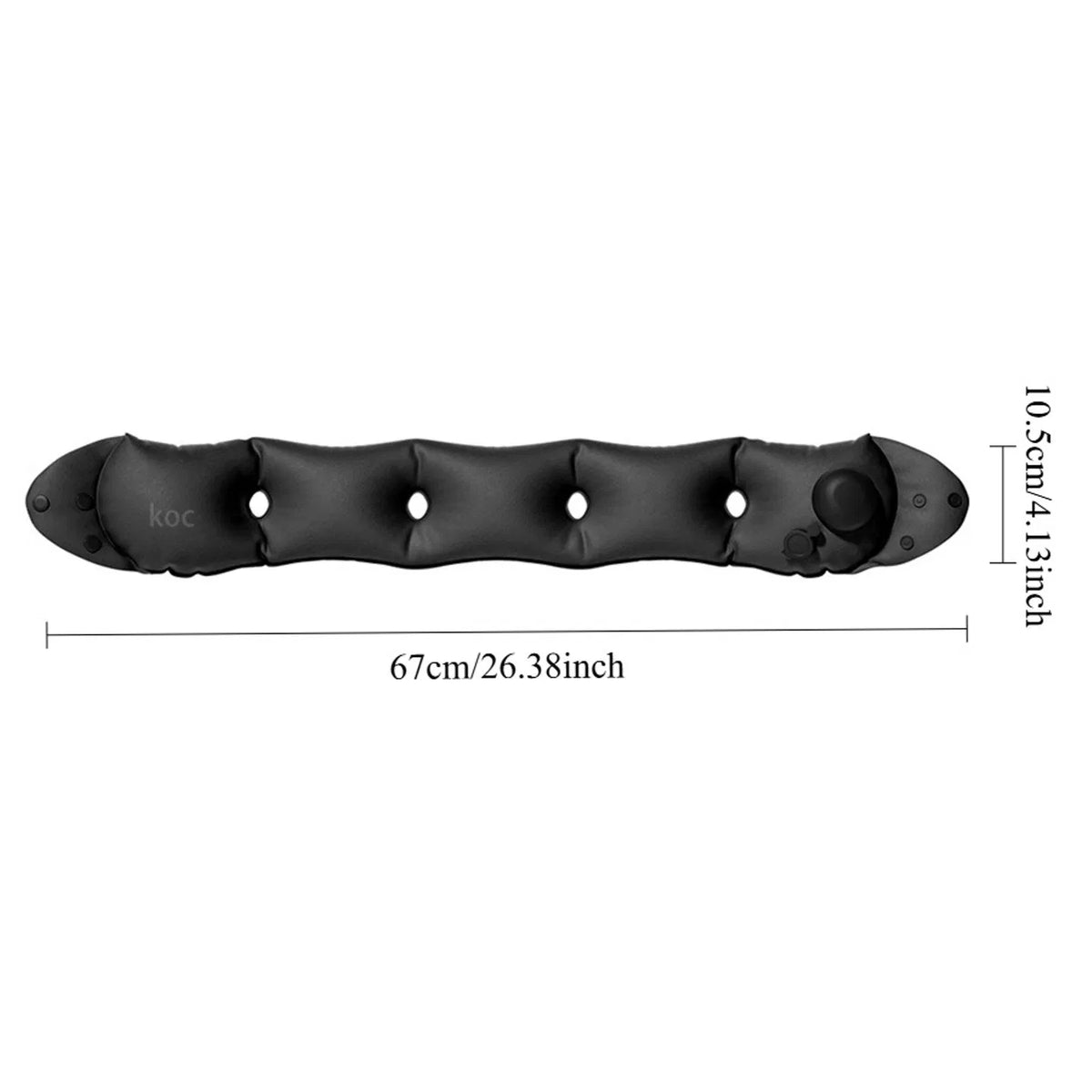 Inflatable travel and camping neck pillow - view 6