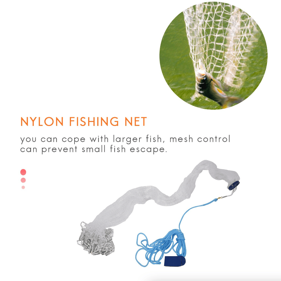 Hand-Throw Fishing Cast Net 6 ft - view 4