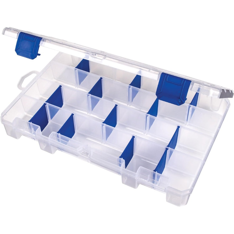 Clear fishing tackle box with anti-rust dividers - view 3