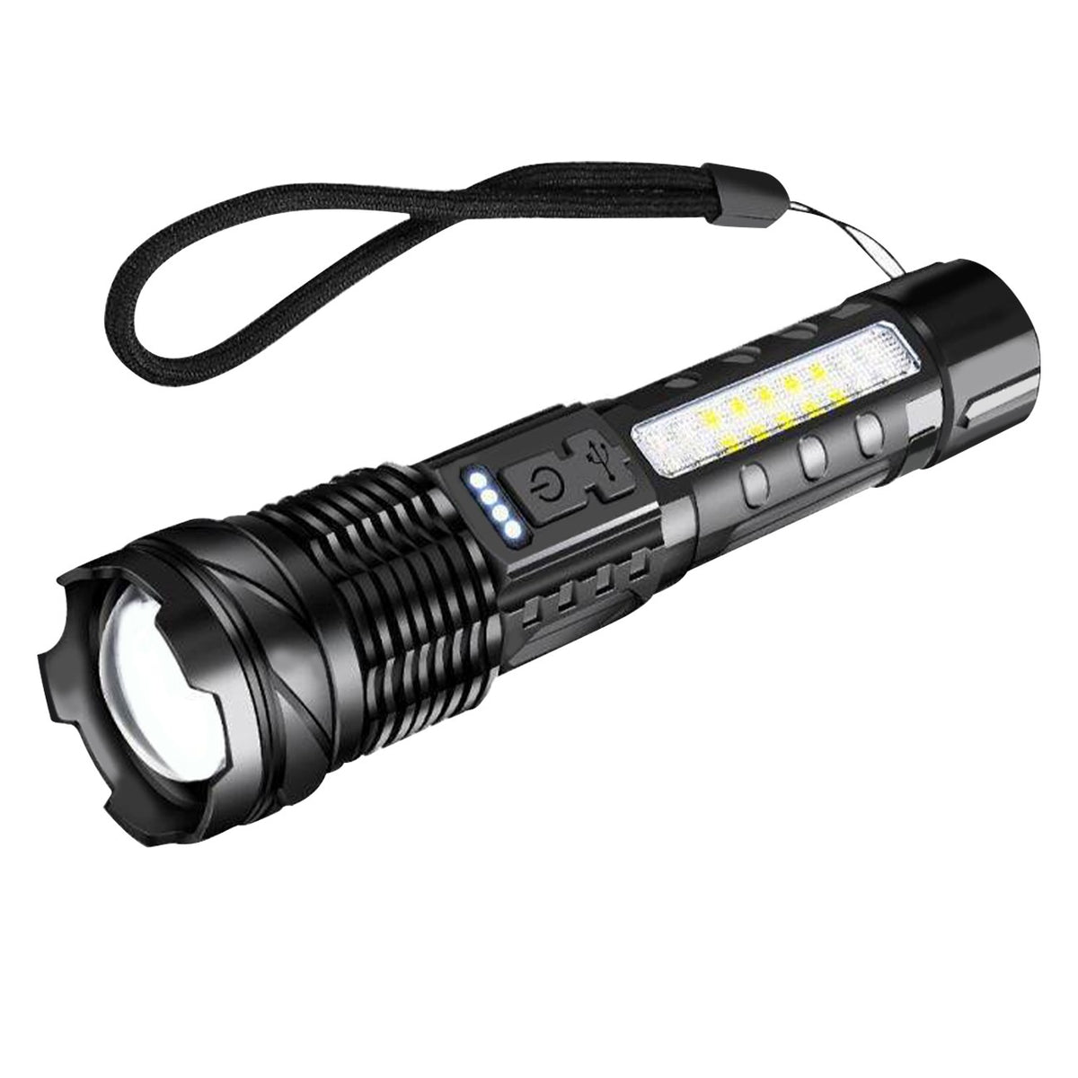 Rechargeable Tactical LED Flashlight 2-Pack - view 2