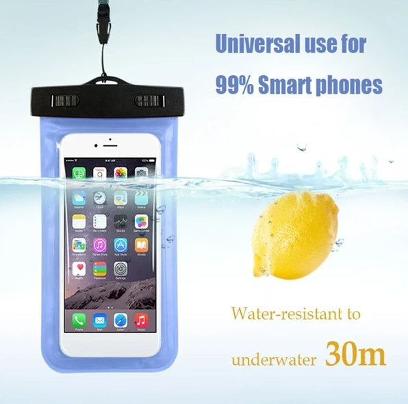 Waterproof phone dry bag pouch with lanyard - view 4