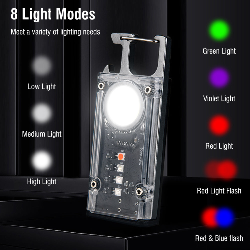 COB LED magnetic keychain flashlight - view 6