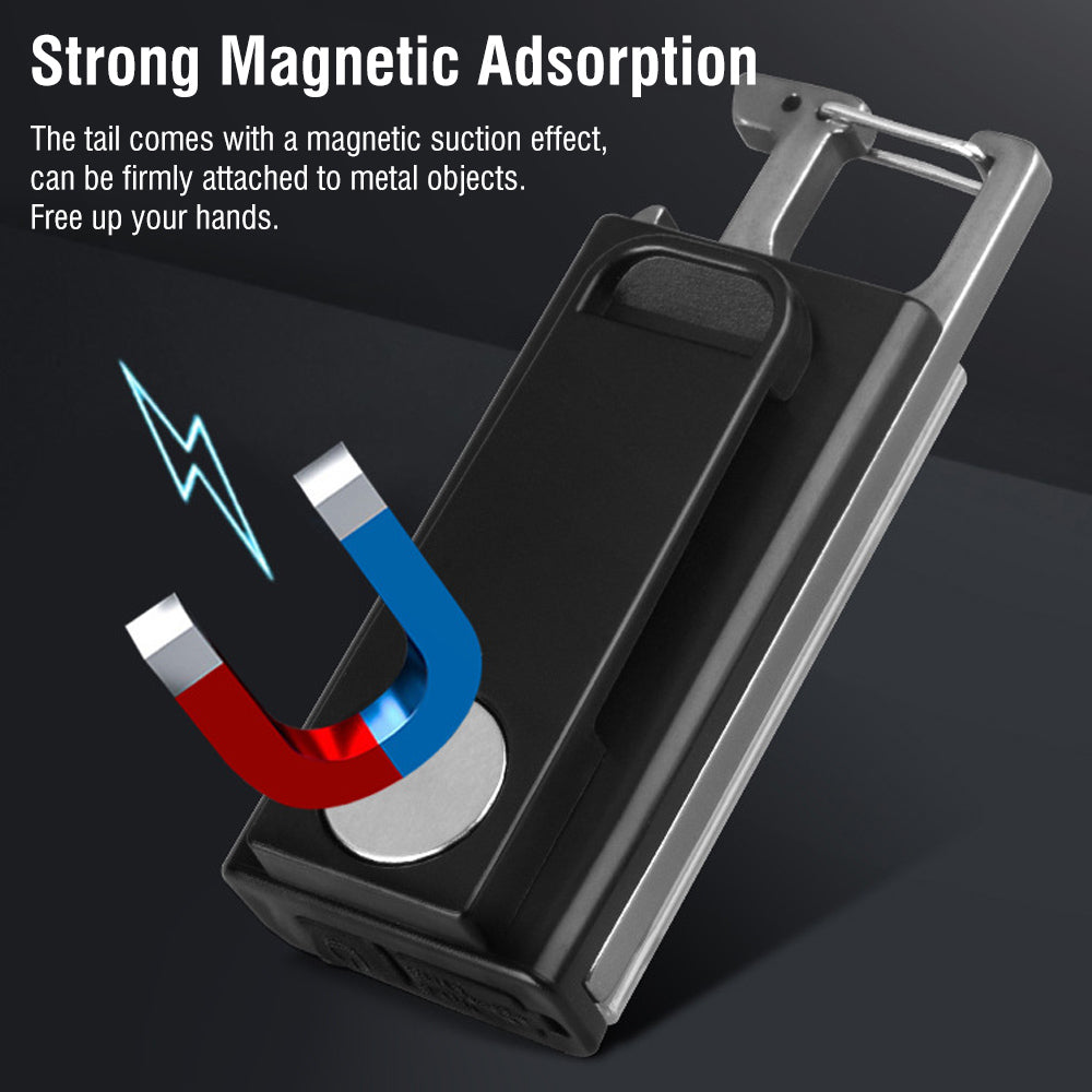 COB LED magnetic keychain flashlight - view 5