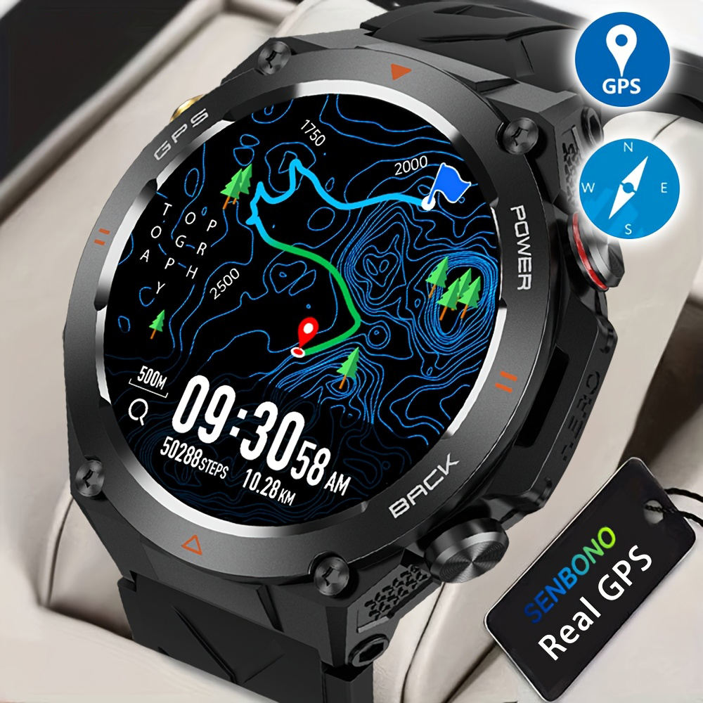 GPS Outdoor Smart Watch with Altimeter, Barometer & Compass - view 2