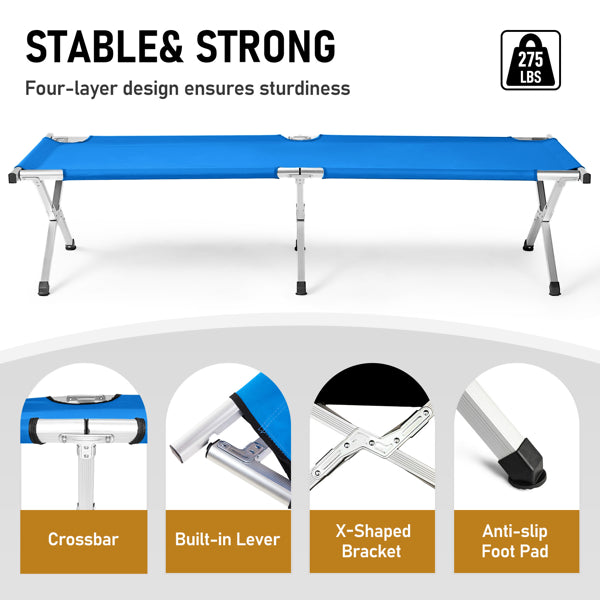 Portable Folding Camping Cot with Carry Bag - view 3