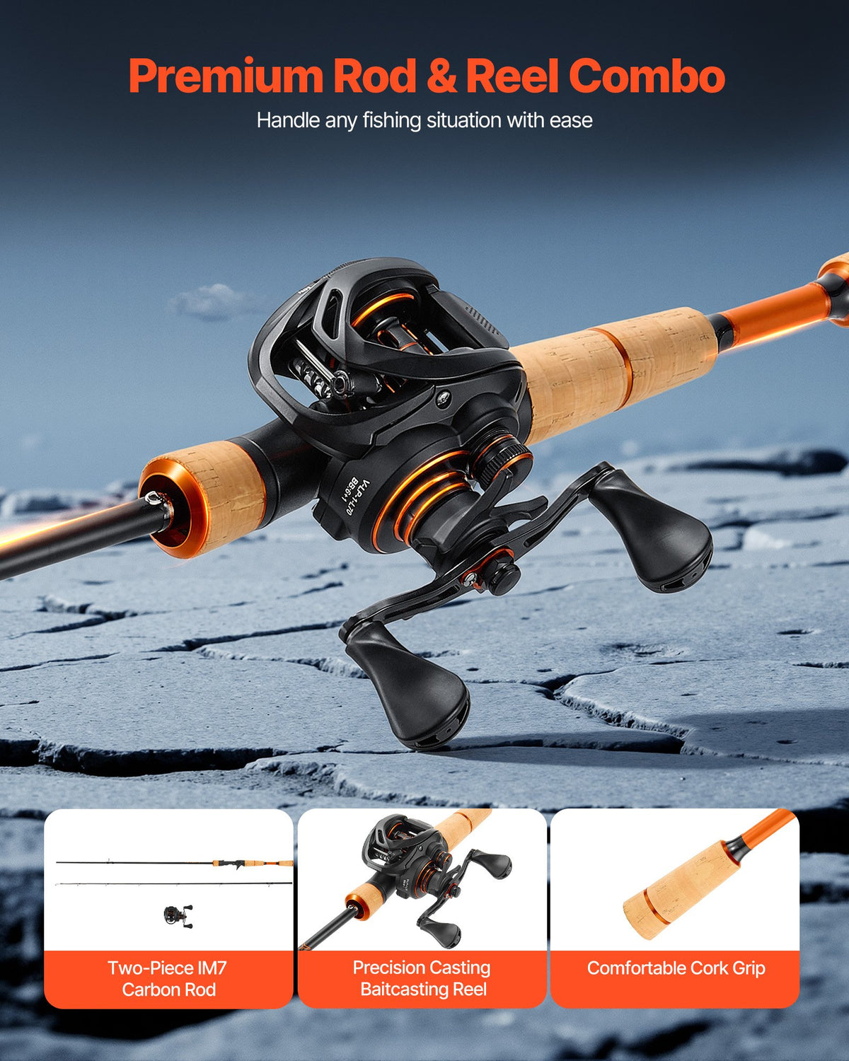Baitcasting Rod and Reel Combo - view 5