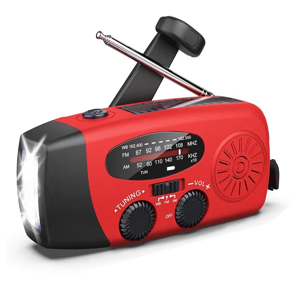 Emergency Hand-Crank Solar Weather Radio - view 3