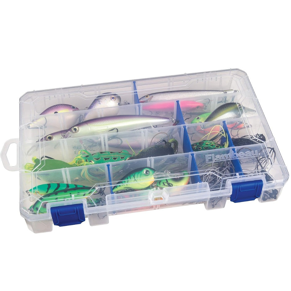 Clear fishing tackle box with anti-rust dividers - view 5