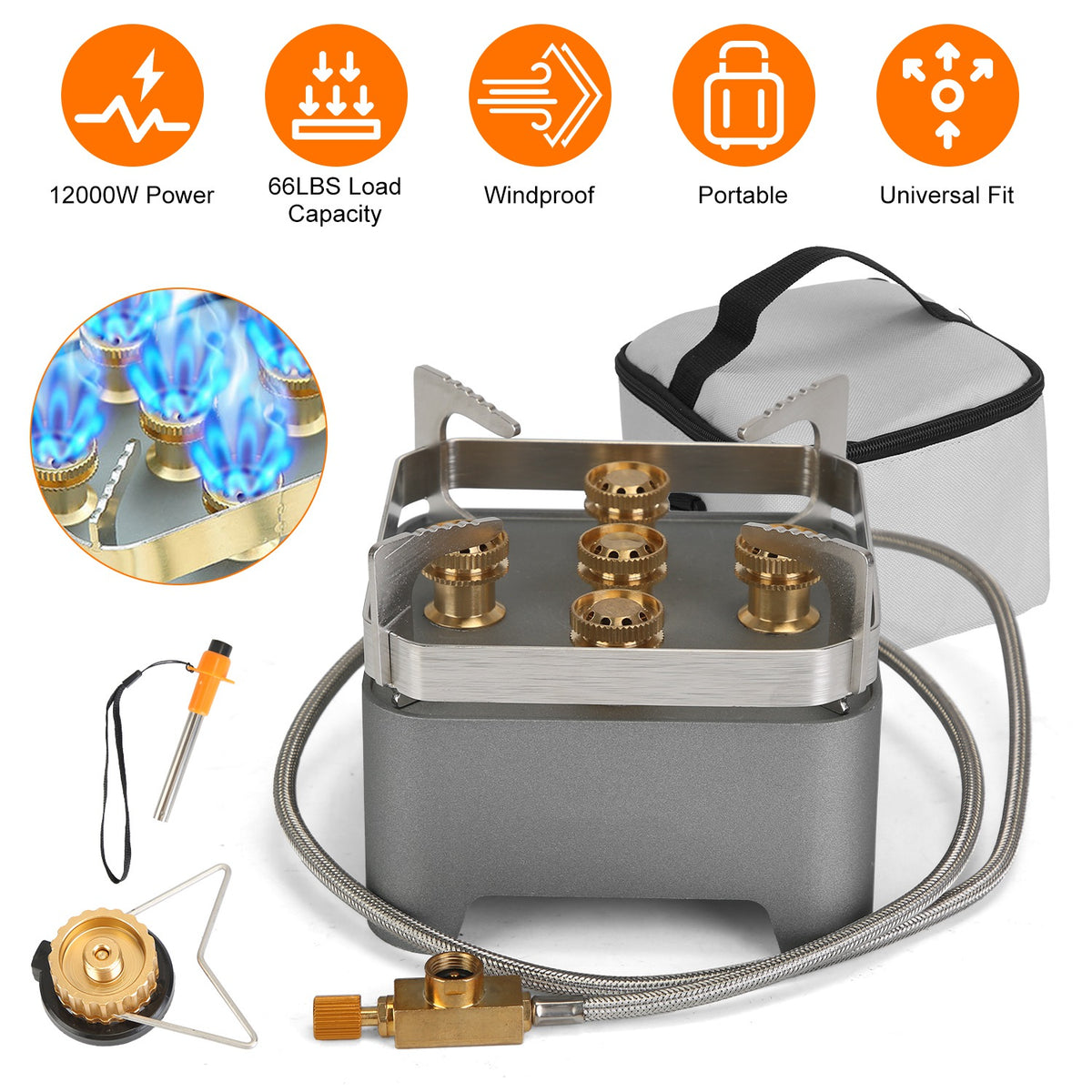 Portable Backpacking Stove 12000W - view 3
