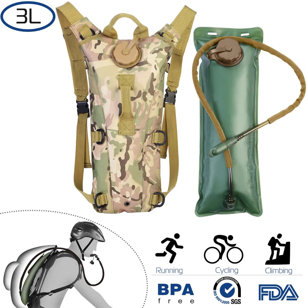 3L tactical hydration pack - view 5