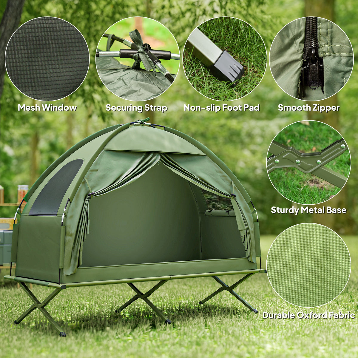 Single-Person Tent Cot - view 5