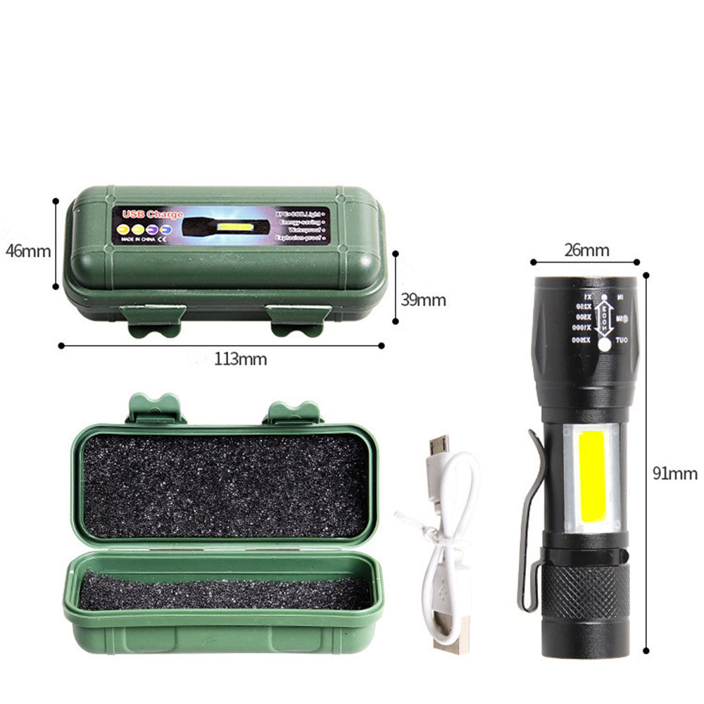 Zoomable rechargeable LED penlight - view 2