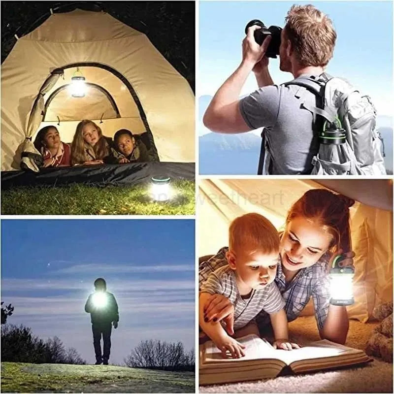 Foldable solar camping lantern with power bank - view 5