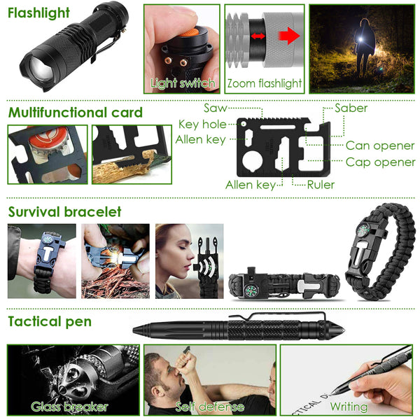 47-in-1 survival kit bag - view 4
