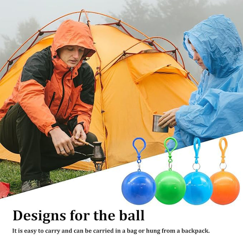 Disposable Emergency Rain Poncho Ball 2-Pack - view 6