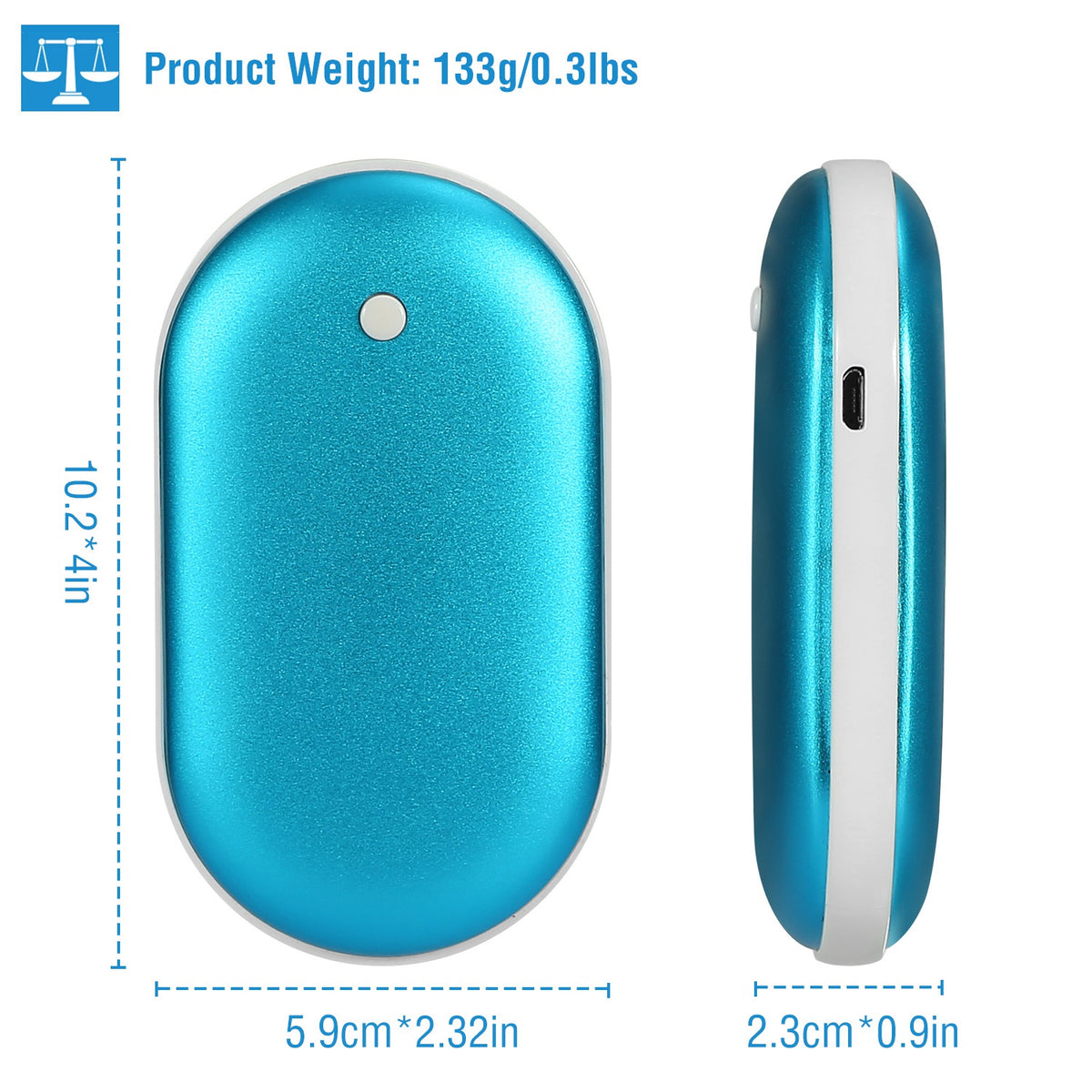 Rechargeable Hand Warmer & 5000mAh Power Bank - view 5