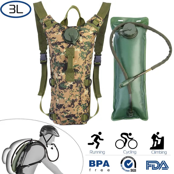 3L tactical hydration pack