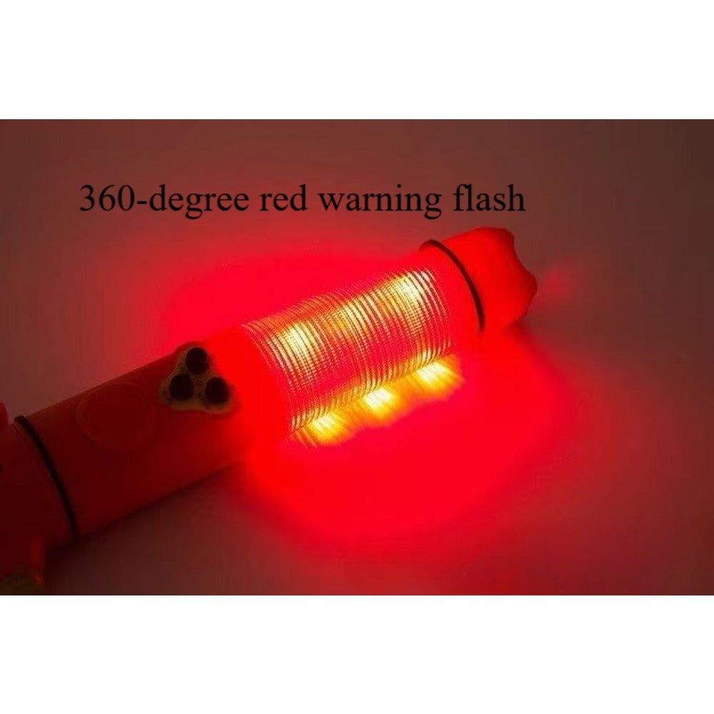 Car Safety Hammer with Flashlight & Red Warning Light - view 1