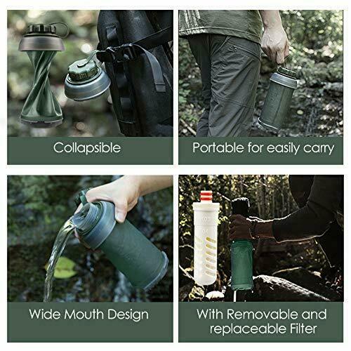 Collapsible Filter Water Bottle 26 oz - view 5