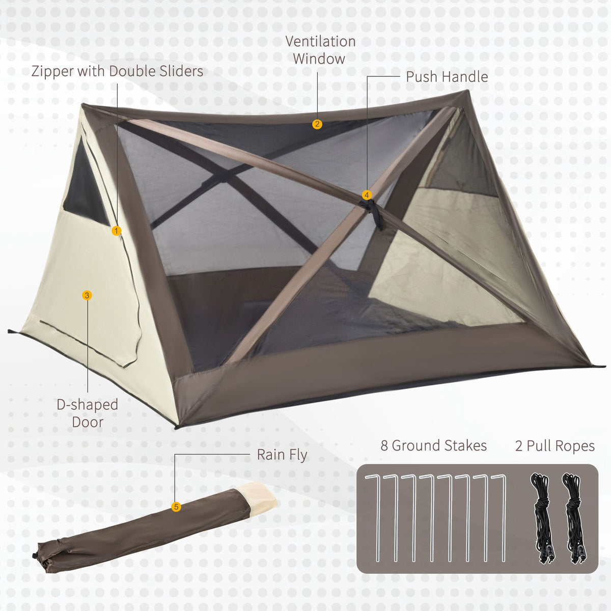 2-3 Person Pop-Up Camping Tent - view 6