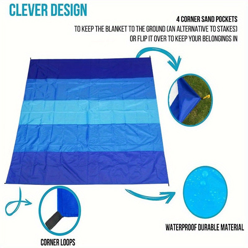 Extra large sandproof beach blanket - view 6
