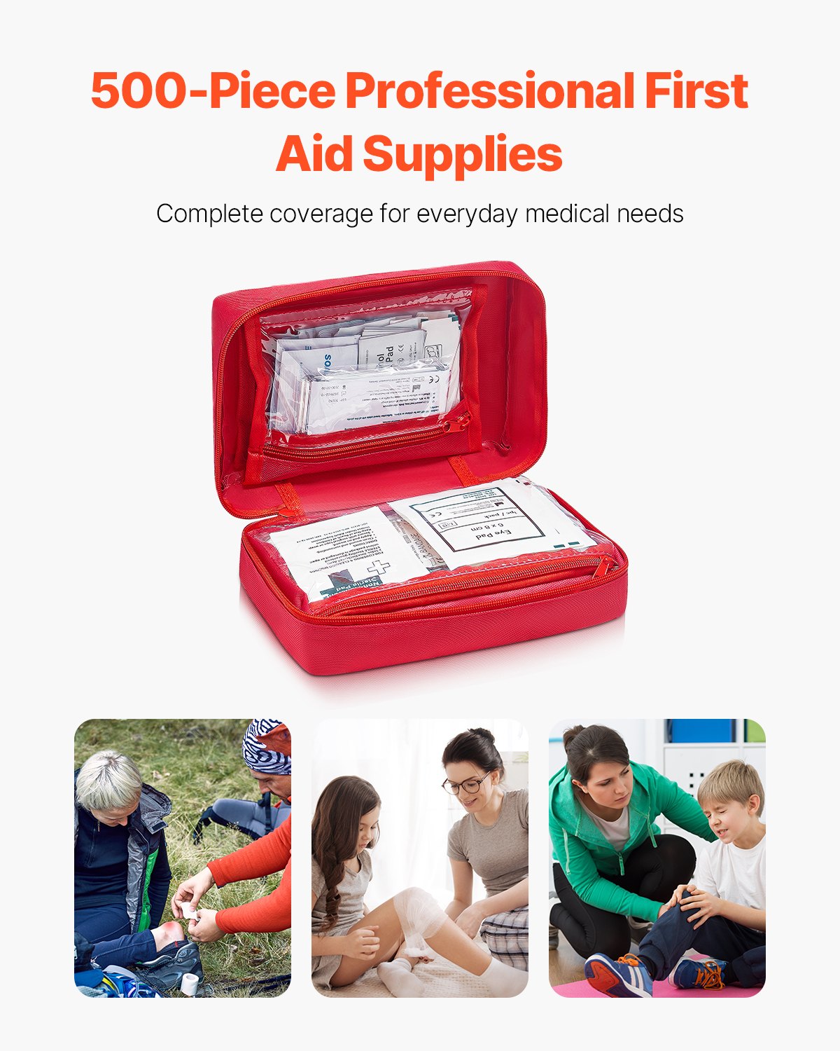 500-piece first aid kit in nylon bag - view 4